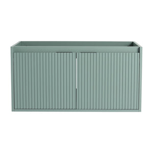 English Elm Soft Close Handleless 36 Inch Bathroom Vanity Cabinet for Compact Modern Spaces W999118678