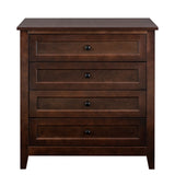 Hearth and Haven Solid Wood Spray-Painted Drawer Dresser Bar, Buffet Tableware Cabinet Lockers Buffet Server Console Table Lockers, Retro Round Handle, Applicable To The Dining Room, Living Room, Kitchen Corridor, Auburn W679103292 W679103292