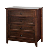 Hearth and Haven Solid Wood Spray-Painted Drawer Dresser Bar, Buffet Tableware Cabinet Lockers Buffet Server Console Table Lockers, Retro Round Handle, Applicable To The Dining Room, Living Room, Kitchen Corridor, Auburn W679103292 W679103292