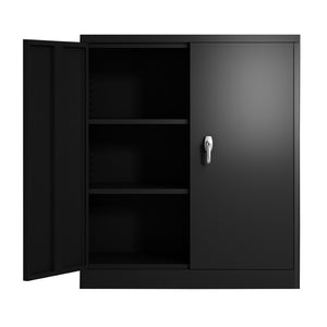 English Elm Veripco Heavy Duty Steel Storage Cabinet Locking Shelves for Office or Garage W1505118978