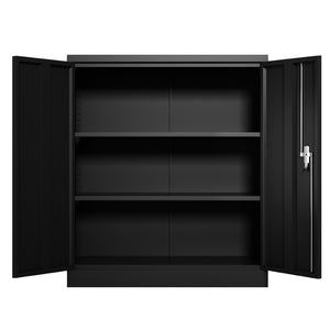 English Elm Veripco Heavy Duty Steel Storage Cabinet Locking Shelves for Office or Garage W1505118978