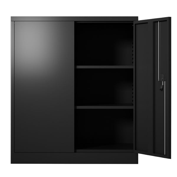 English Elm Veripco Heavy Duty Steel Storage Cabinet Locking Shelves for Office or Garage W1505118978