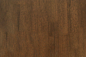 English Elm Dark Walnut 5pc Dining Set with Beige Burlap Cushions, Rubberwood Veneer, Compact Table-Chairs Combo B011119000