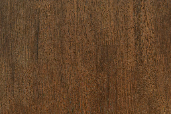 English Elm Dark Walnut 5pc Dining Set with Beige Burlap Cushions, Rubberwood Veneer, Compact Table-Chairs Combo B011119000