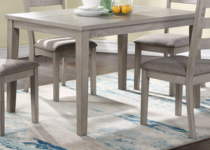 English Elm Classic 5pc Dining Set with Cushioned Ladder-Back Chairs and Wooden Top Table for Cozy Meals and Style Natural 41 L x 13 W x 52 H B011119010