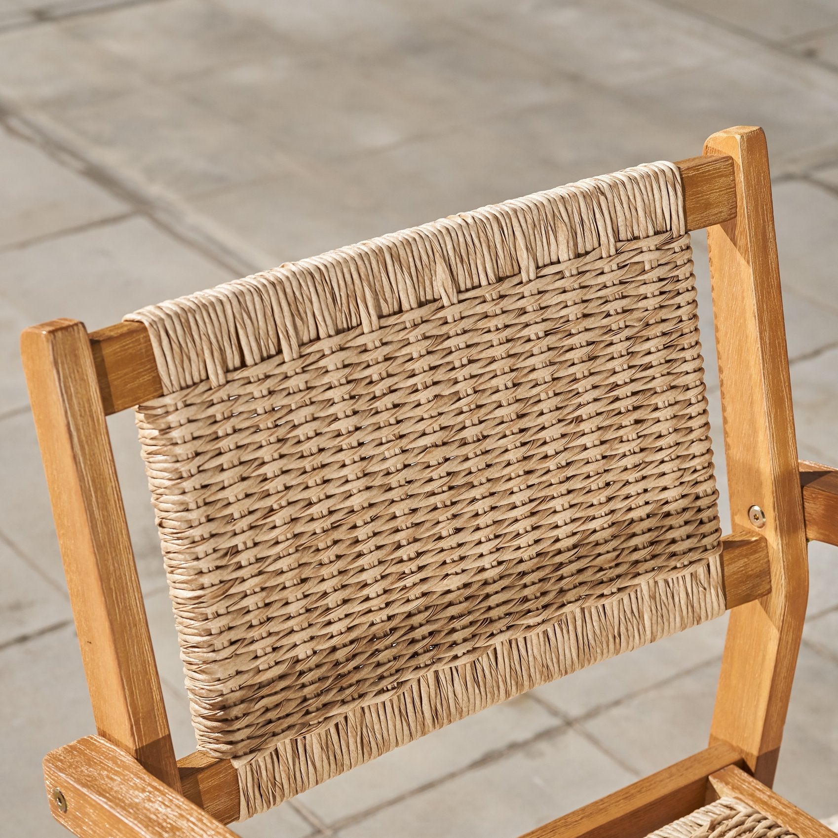 Mauricio Honey Wood Dining Chair Set of 2 - Thumbnail 4