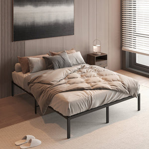 English Elm Metal Platform Bed Frame Full - Sturdy Metal Slats, No Box Spring Needed, Quiet, 660 lb Capacity W578107684