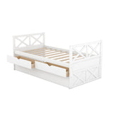 Hearth and Haven Multi-Functional Daybed with Drawers and Trundle SM000228AAK