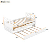 Hearth and Haven Multi-Functional Daybed with Drawers and Trundle SM000228AAK