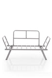 English Elm Alora Metal Legs Futon Love Seat