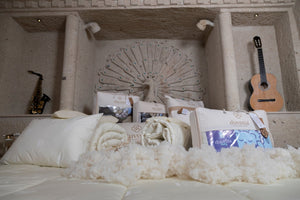 English Elm Duvetta Cream Wool King Size Quilt - Luxurious, Cozy, And Versatile Bedding For Elegant Bedrooms B029119347