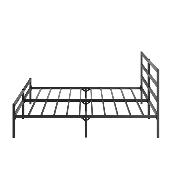 English Elm Metal Platform Bed Frame With Integrated Headboard - Sturdy, Box Spring-Free Design For Ultimate Comfort W578107711
