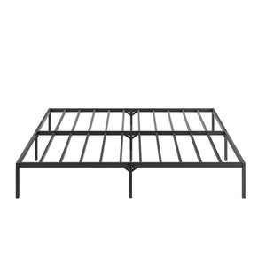 English Elm Metal Platform Bed Frame - Sturdy Design, No Box Spring Required, Modern Minimalist Style (King) W578107703
