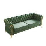 Modern Velvet Sofa 87.4