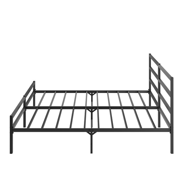 English Elm Metal Platform Bed Frame With Integrated Headboard - Sturdy, Stylish, No Box Spring Needed (King) W578107712