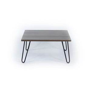 English Elm Lona 4 Metal Legs Coffee Table For Living Room