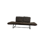 English Elm Violette Metal Frame Futon Love Seat