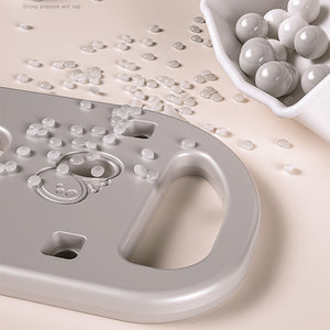 English Elm Kids Toy Storage Organizer with 6 Bins for Playroom Nursery Bedroom Durable HDPE Shelves Safe Rounded Edges Grey W509107490