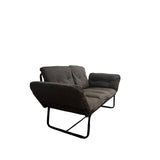 English Elm Violette Metal Frame Futon Love Seat