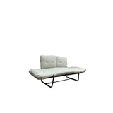 English Elm Violette Metal Frame Futon Love Seat