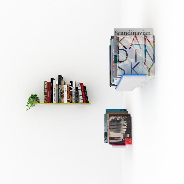 English Elm Air Wall Shelf Pink Wooden Floating Display Shelf 27" L Slim 5" W Minimalist Storage Accent Decor B029119496