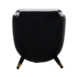 English Elm 53" Round Marble Dining Table with Sintered Stone Top and Iron Pedestal Base, Seating for 6, 400 lb Capacity White W1535S00577