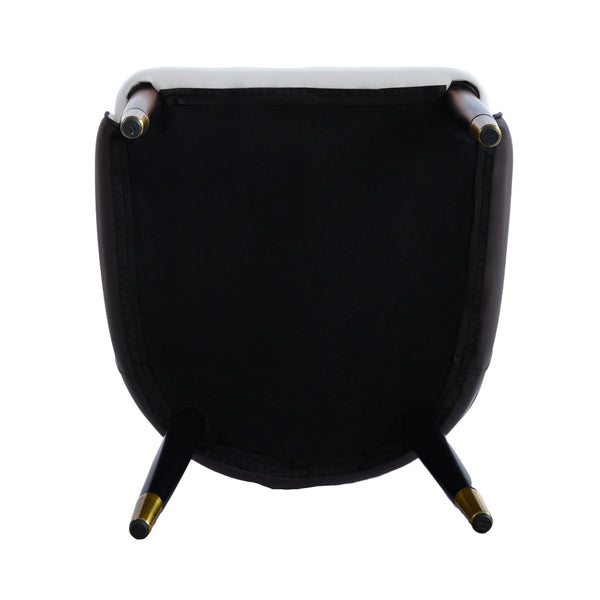 English Elm 53" Round Marble Dining Table with Sintered Stone Top and Iron Pedestal Base, Seating for 6, 400 lb Capacity White W1535S00577