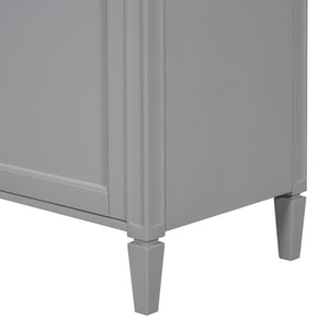 English Elm 30'' Modern Single Sink Vanity with Resin Basin Soft Close Drawers and Storage Cabinet SW000103AAE-2