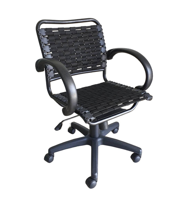 English Elm Bungee Band Office Chair Breathable Open Weave Seat Powder Coated Modern Home Desk B091119807