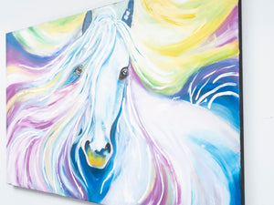 English Elm Wandela Oversized Pink Canvas Wall Art 47'' X 27'' - Vibrant Charm For Modern Living Spaces B029119794-GIGA