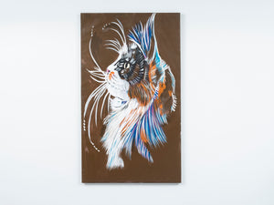 English Elm Wandela Canvas Wall Art 47"x27" Elegant Contemporary Paintings to Elevate Home Decor and Style Brown B029119798