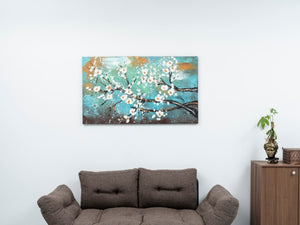 English Elm Wandela Vibrant Lime Green Canvas Paintings 47'' X 27'' - Elevate Your Space With Artful Elegance B029119792-GIGA