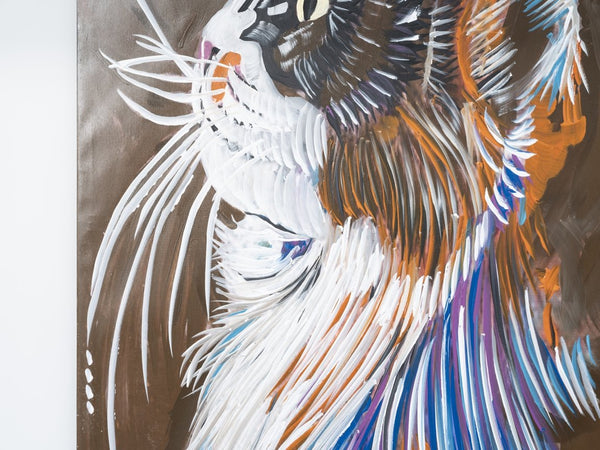 English Elm Wandela Canvas Wall Art 47"x27" Elegant Contemporary Paintings to Elevate Home Decor and Style Brown B029119798