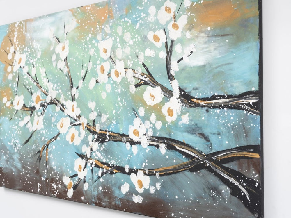 English Elm Wandela Vibrant Lime Green Canvas Paintings 47'' X 27'' - Elevate Your Space With Artful Elegance B029119792-GIGA