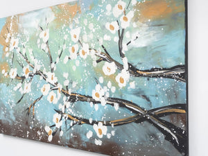 English Elm Wandela Vibrant Lime Green Canvas Paintings 47'' X 27'' - Elevate Your Space With Artful Elegance B029119792-GIGA