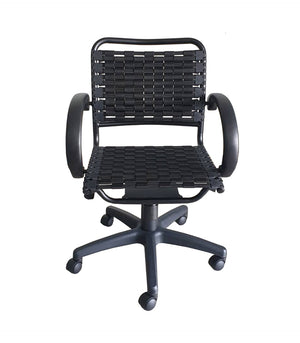 English Elm Bungee Band Office Chair Breathable Open Weave Seat Powder Coated Modern Home Desk B091119807