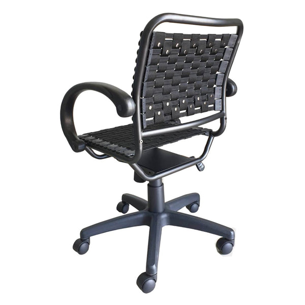 English Elm Bungee Band Office Chair Breathable Open Weave Seat Powder Coated Modern Home Desk B091119807