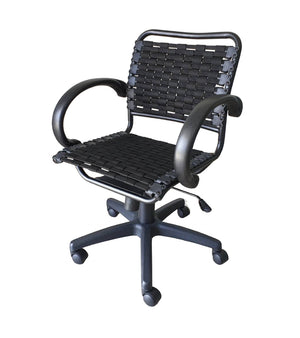 English Elm Bungee Band Office Chair Breathable Open Weave Seat Powder Coated Modern Home Desk B091119807