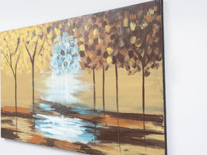 English Elm Wandela Mustard Yellow Wall Canvas Art 47'' X 27'' – Modern Statement Piece For Stylish Interiors B029119791-GIGA