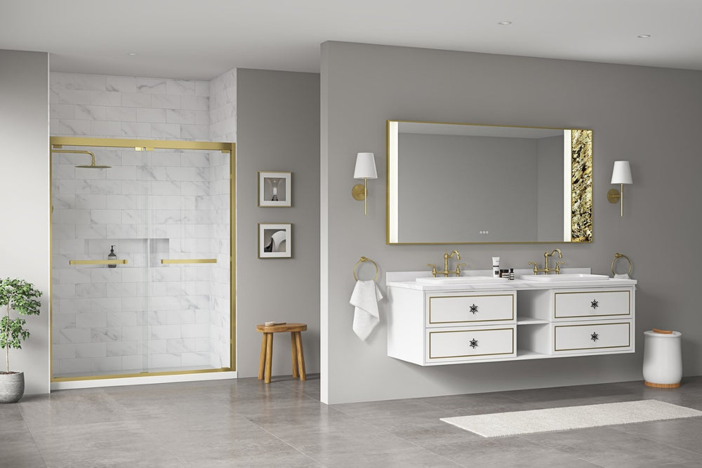 English Elm 72x 36 Inch Led Backlit Bathroom Mirror Anti-fog Touch Dimmer Spa Wall Mount W1272103527