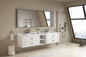 English Elm 96x36 Inch Backlit Bathroom Wall Mirror Anti-fog Led Vanity with Touch Control W1272103535