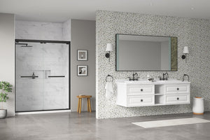 English Elm 84x 36 Inch Backlit Bathroom Mirror Anti-fog Led Vanity Wall Mount Stone Accent W1272103489