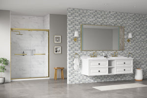 English Elm 72x 36 Inch Led Backlit Bathroom Vanity Mirror with Anti-fog Touch Dimmer Black Frame W1272103528