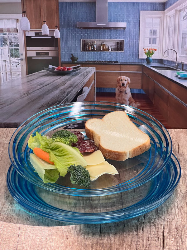 English Elm Designer Swirl 12" Acrylic Dinner Plates Set Of 4 – Stylish, Unbreakable, Bpa-Free For All Occasions B095120398