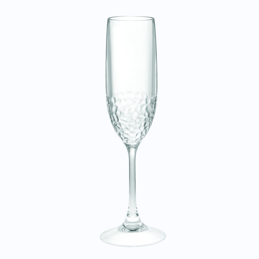 English Elm Tritan Clear Unbreakable Champagne Flutes Set of 4 (6oz) – BPA-Free, Dishwasher-Safe Wedding Glasses B095120370