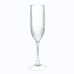 English Elm Tritan Clear Unbreakable Champagne Flutes Set of 4 (6oz) – BPA-Free, Dishwasher-Safe Wedding Glasses B095120370