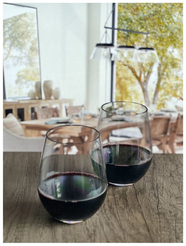 English Elm Oval Halo Tritan Hi-Ball Glasses Set Of 4 - 20Oz Shatter-Resistant Tumblers, Bpa-Free Drinkware B095120358-GIGA