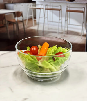 English Elm Swirl Acrylic Serving Bowls - Unbreakable Bpa-Free Design For Soups, Salads, Snacks & Easy Cleanup! B095120315-GIGA