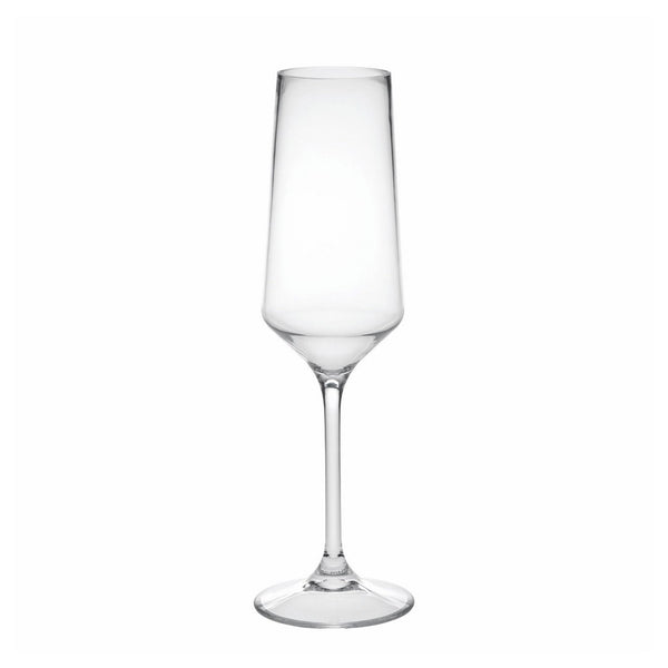 English Elm Tritan Unbreakable Champagne Flutes Set Of 4, 10Oz - Elegant Plastic Glasses For Weddings & Parties B095120362-GIGA