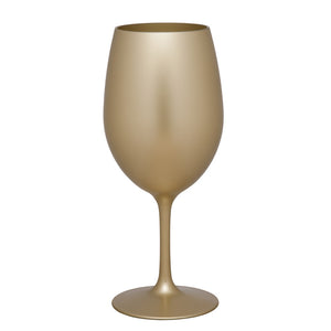 English Elm Metallic Gold Stemmed Wine Glasses Set Of 4 – Unbreakable, Bpa-Free, Perfect For Any Occasion! B095120321